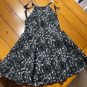 Lulus black and white dress